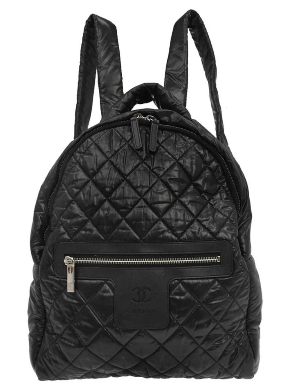 Chanel Black Nylon Coco Cocoon